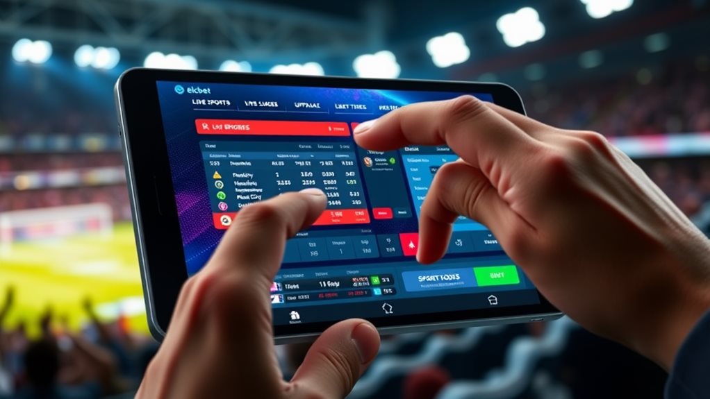 easy live betting navigation